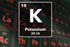 Periodic table of the elements – 19 – Potassium