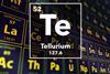 Periodic table of the elements – 52 – Tellurium