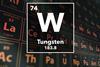 Periodic table of the elements – 74 – Tungsten