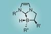 An image showing the structure of a NHC-borane