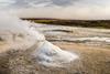 Hydrogen sulfide hot spring in Iceland