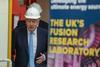 UK Prime Minister Boris Johnson visits the Fusion Energy Research Centre