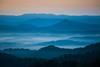 The mountains on the Blue Ridge Parkway