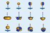 An image showing molecular orbitals