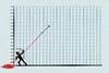 An image showing shooting an arrow on a graph