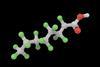 An image showing the structure of perfluorooctanoic acid