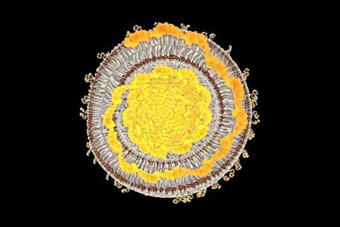 mRNA in lipid nanoparticle