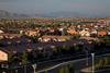 A large suburb of a city in a desert