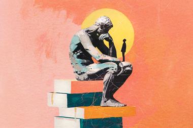 The Thinker on books